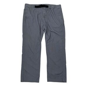 Vtg Early Winters Belted Climbing Pants Mens L Canvas Relax Fit Comfort Gusset